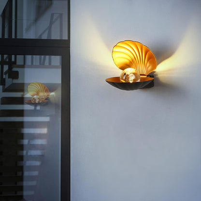 Pearl Clam Bracket light Wall Light