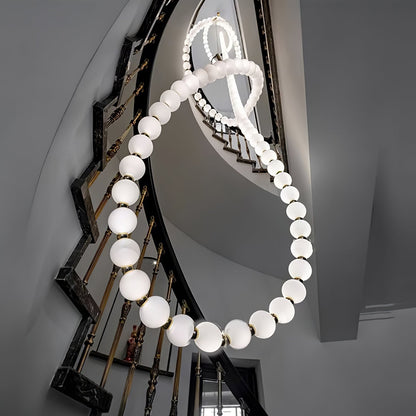 Pearl Necklace Balls Ceiling fixture Chandelier