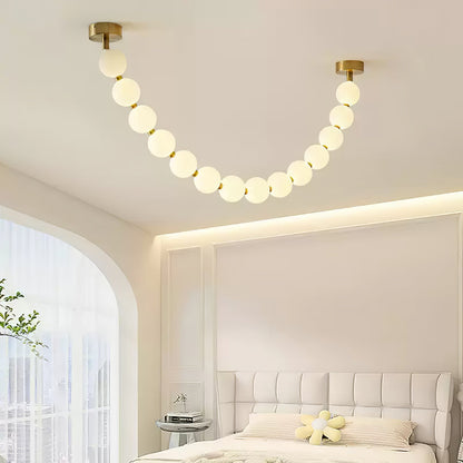 Pearl Necklace Balls Ceiling fixture Chandelier