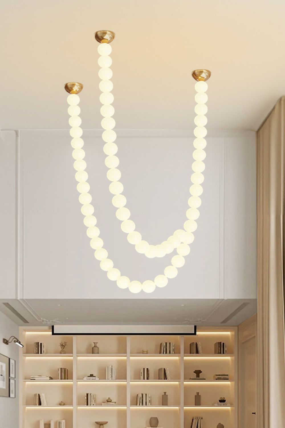 Pearl Necklace Balls Ceiling fixture Chandelier