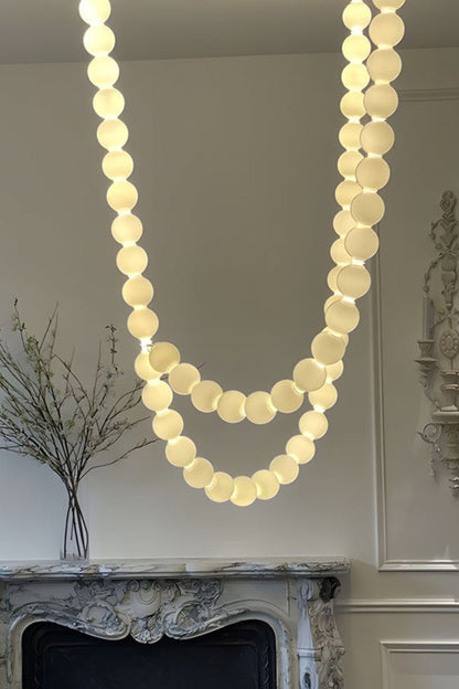 Pearl Necklace Balls Ceiling fixture Chandelier