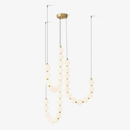 Acrylic Pearl Necklace Chandelier