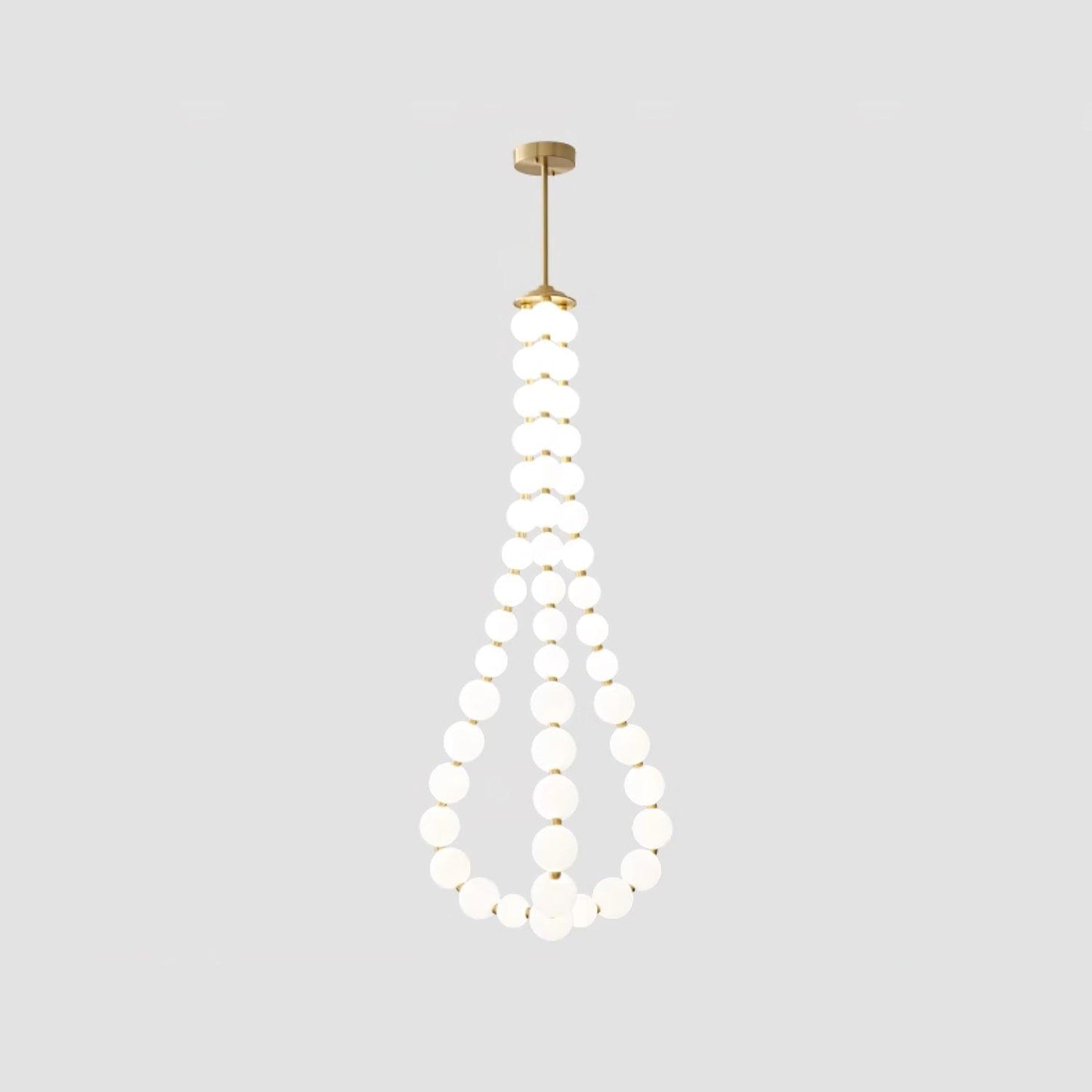 Acrylic Pearl Necklace Chandelier