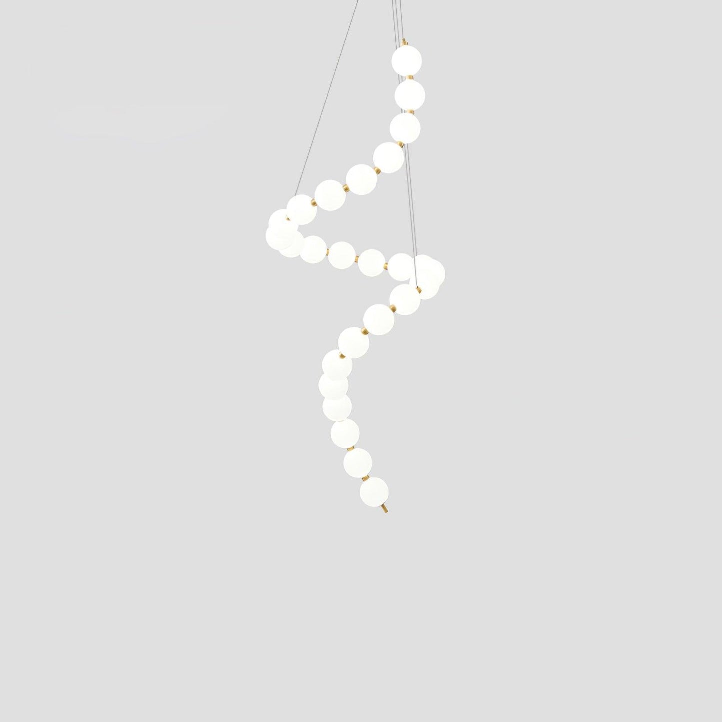 Acrylic Pearl Necklace Chandelier