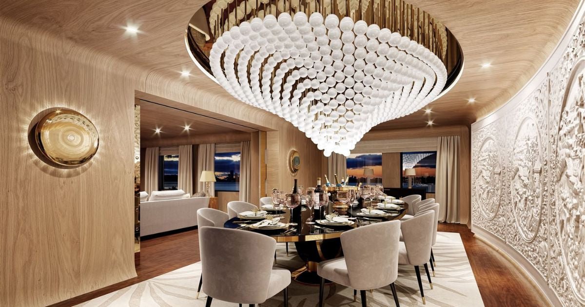 Pearl Wave Customize Chandelier