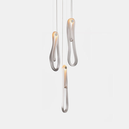 Pearlescent Filament Chandelier