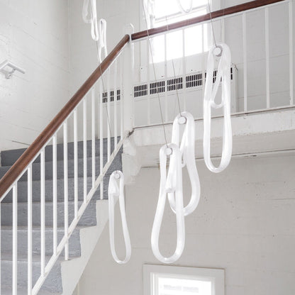 Pearlescent Filament Chandelier