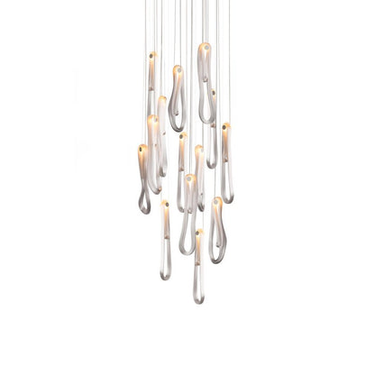 Pearlescent Filament Chandelier