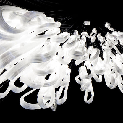 Pearlescent Filament Chandelier