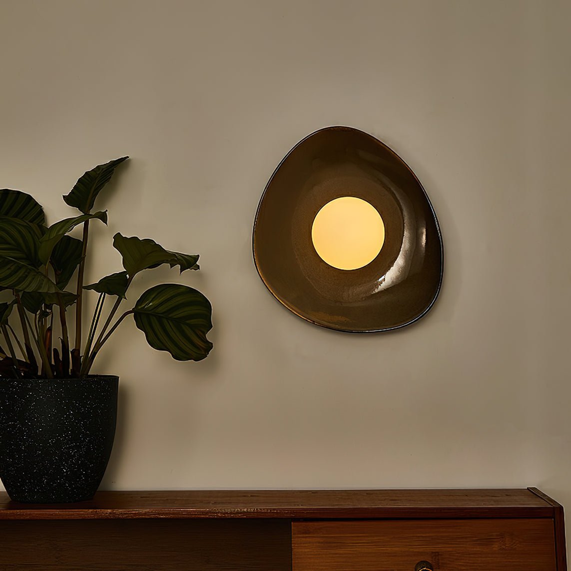 Pebble Disc Sconce Wall Light