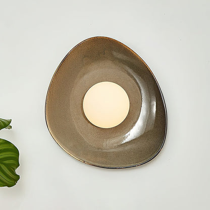 Pebble Disc Sconce Wall Light