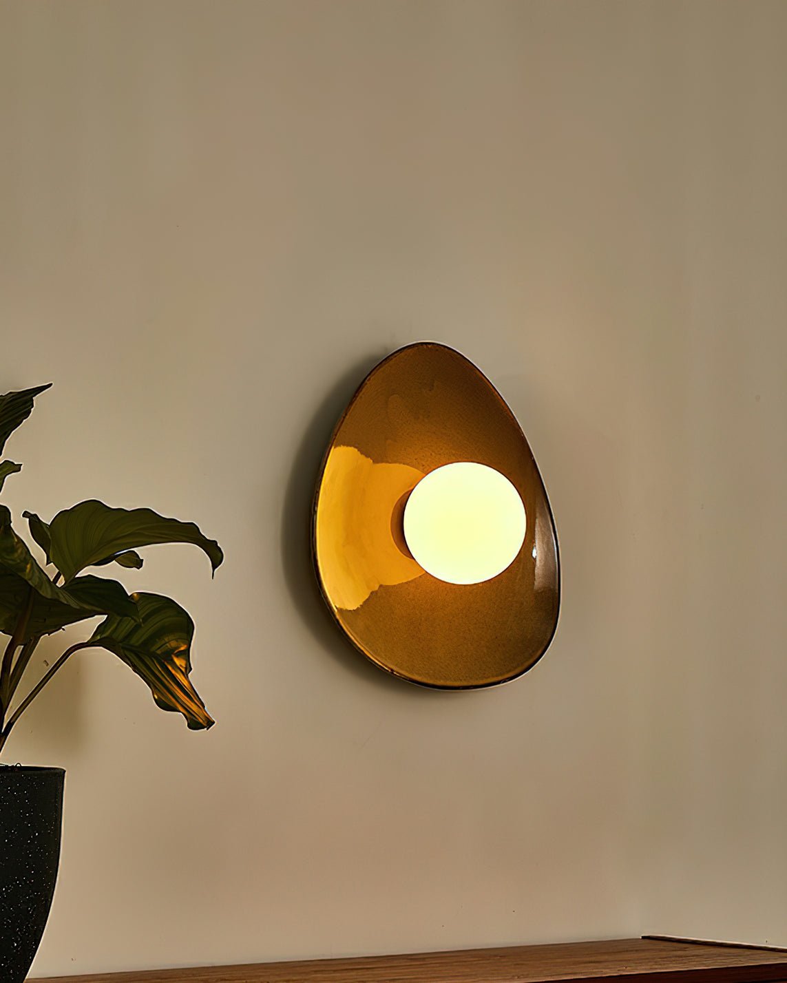 Pebble Disc Sconce Wall Light