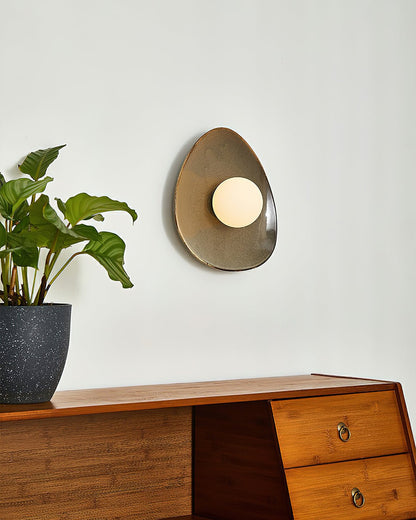 Pebble Disc Sconce Wall Light