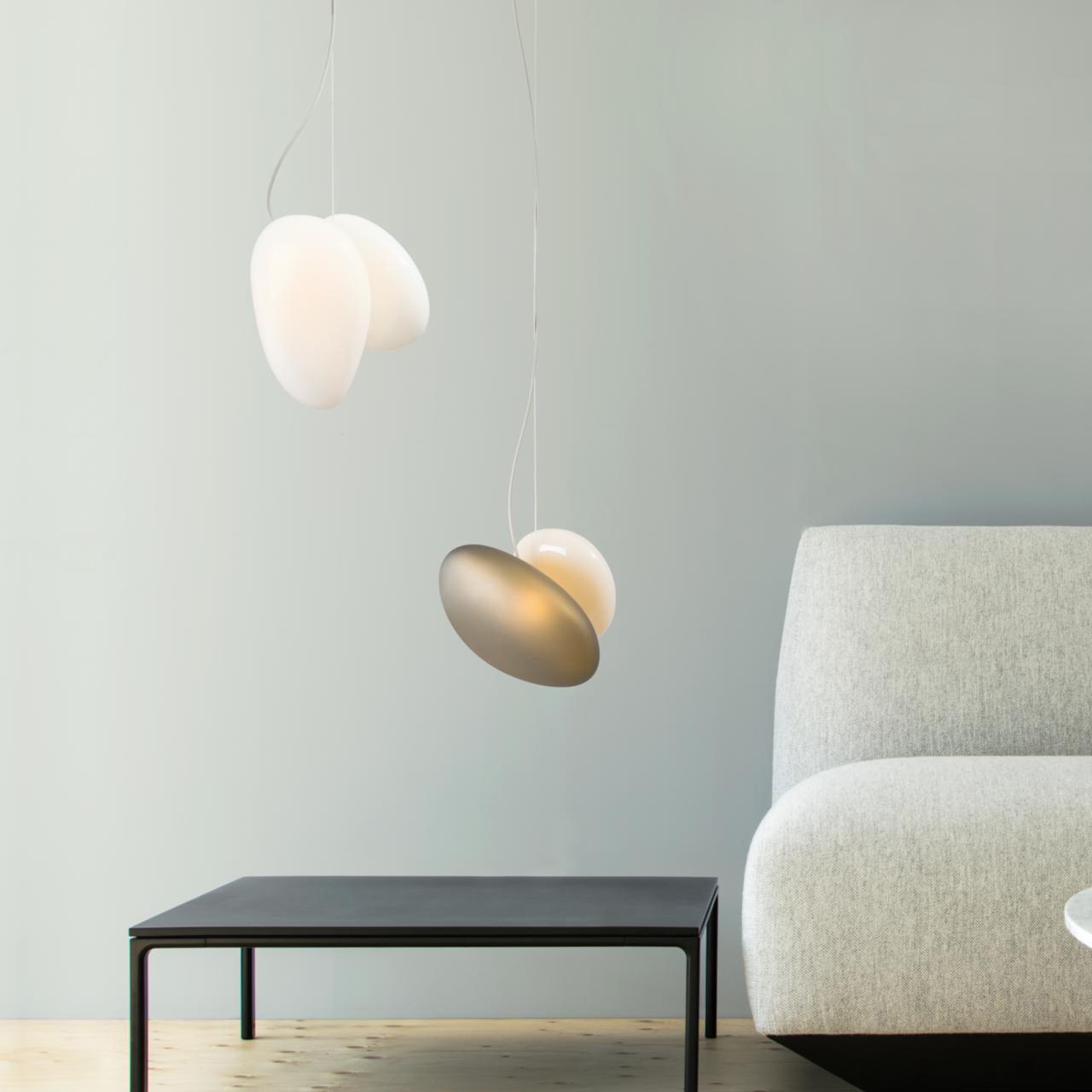 Translucent Frosted Glass Droplight Pendant Light