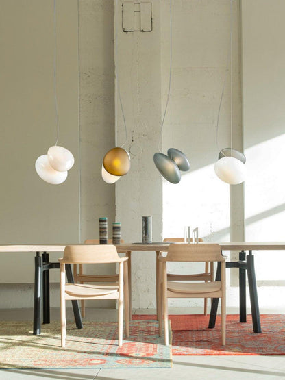 Translucent Frosted Glass Droplight Pendant Light