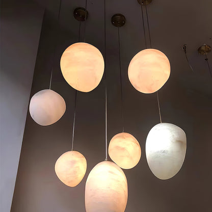 Pebbles Alabaster Hanging light Pendant Lamp