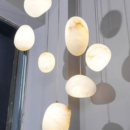 Pebbles Alabaster Hanging light Pendant Lamp