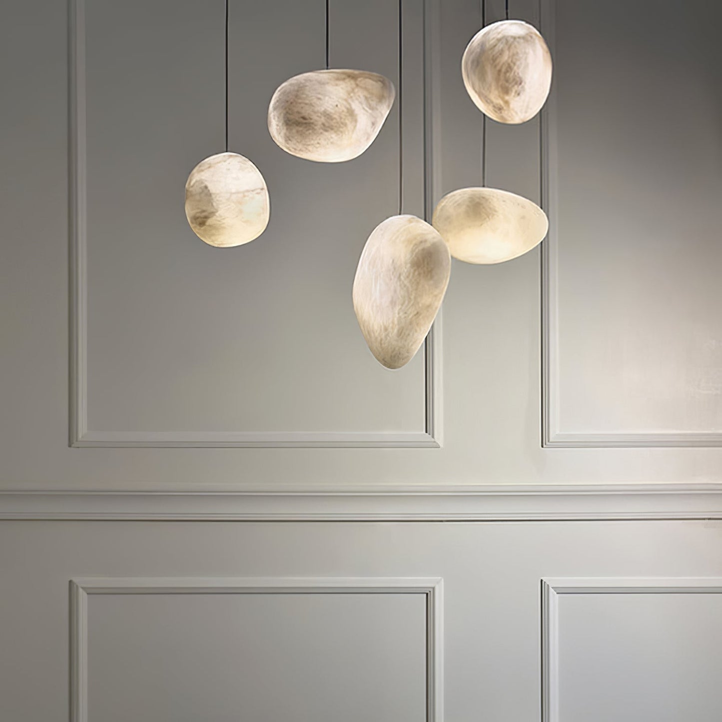 Pebbles Alabaster Hanging light Pendant Lamp