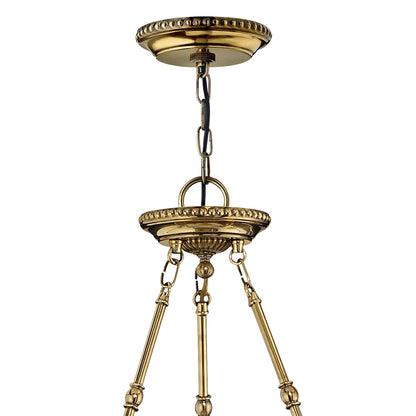 Large Classic Traditional Solid Brass Pendant Light