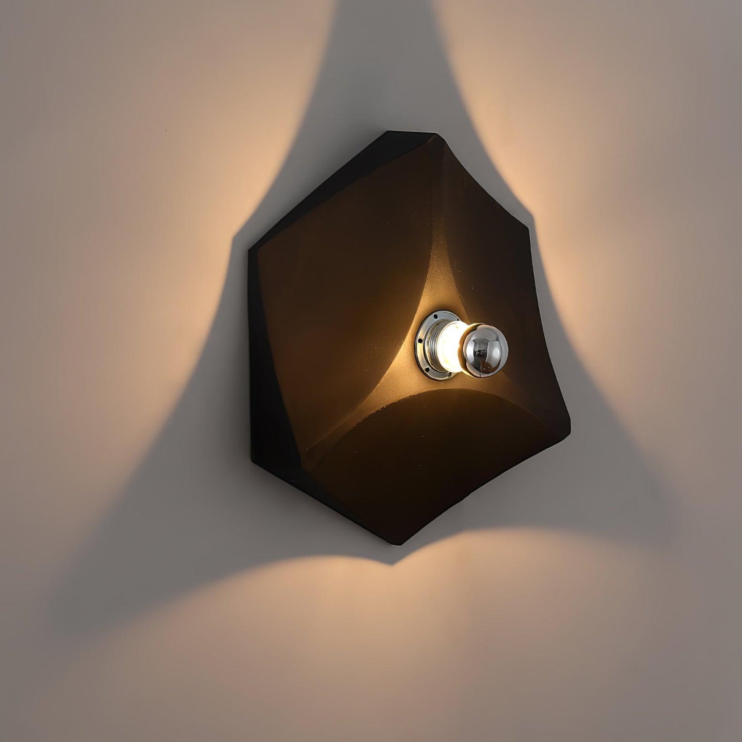 Pentagon Combination Sconce Wall Lamp