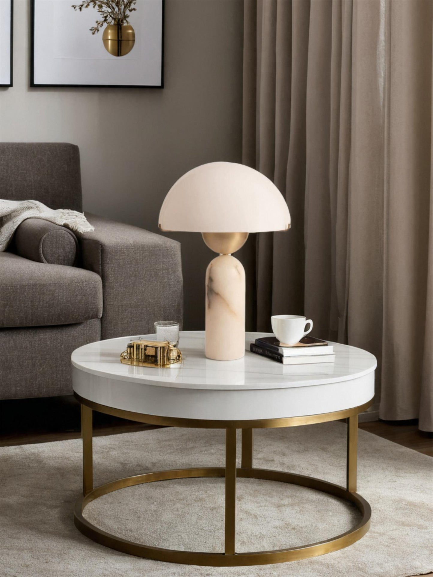 Peono Alabaster Work lamp Table Lamp