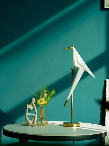 Paper Crane Bird Reading light Table Lamp