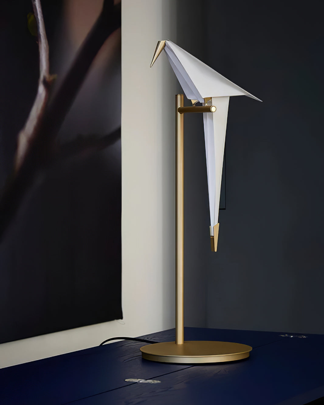 Paper Crane Bird Reading light Table Lamp