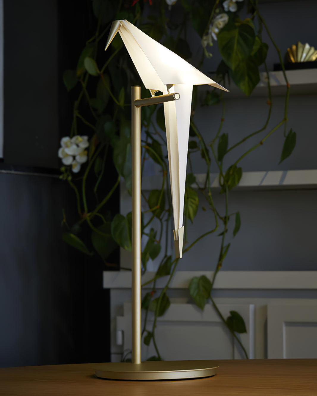 Paper Crane Bird Reading light Table Lamp