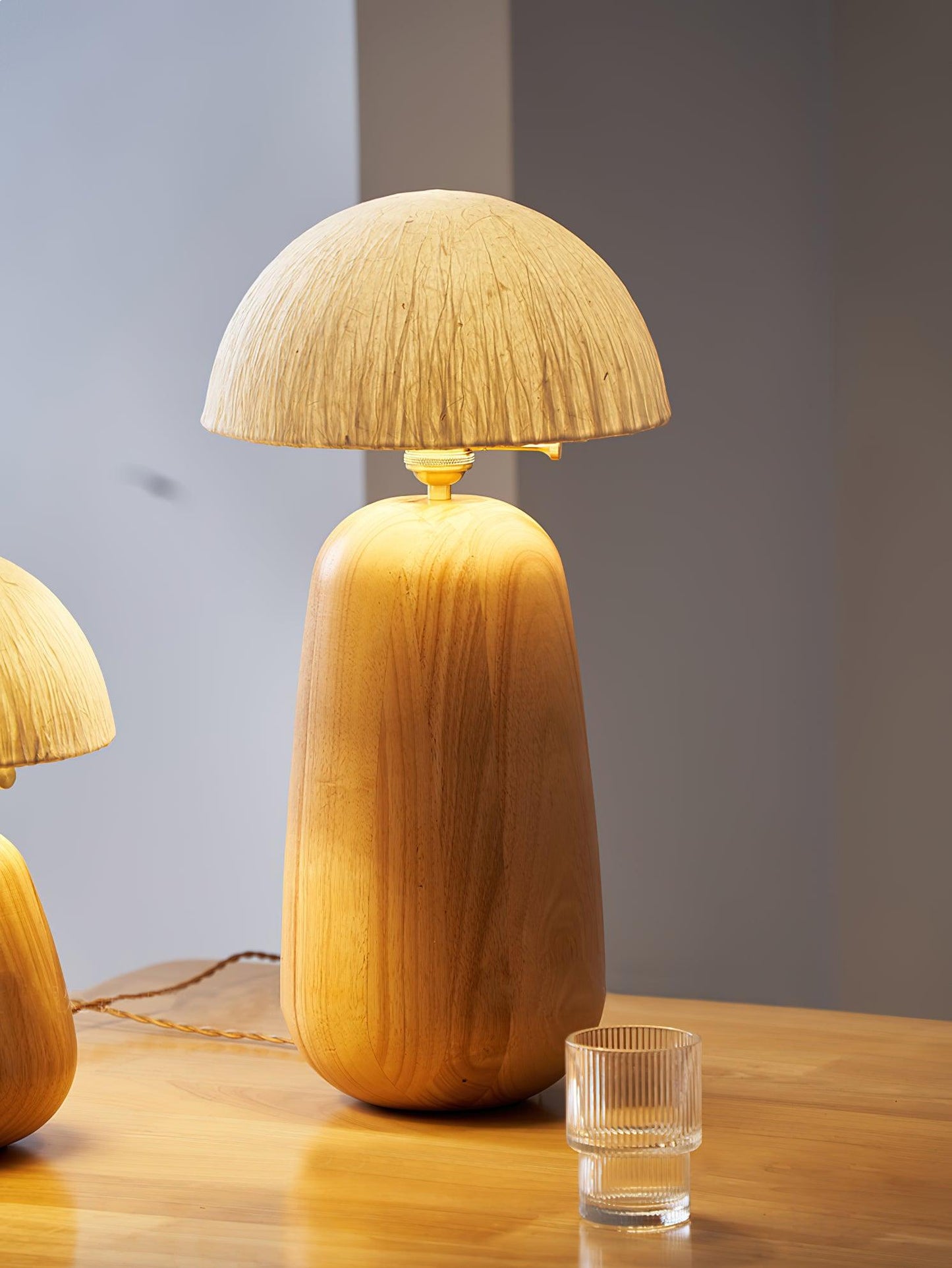 Percy Oak Work lamp Table Lamp