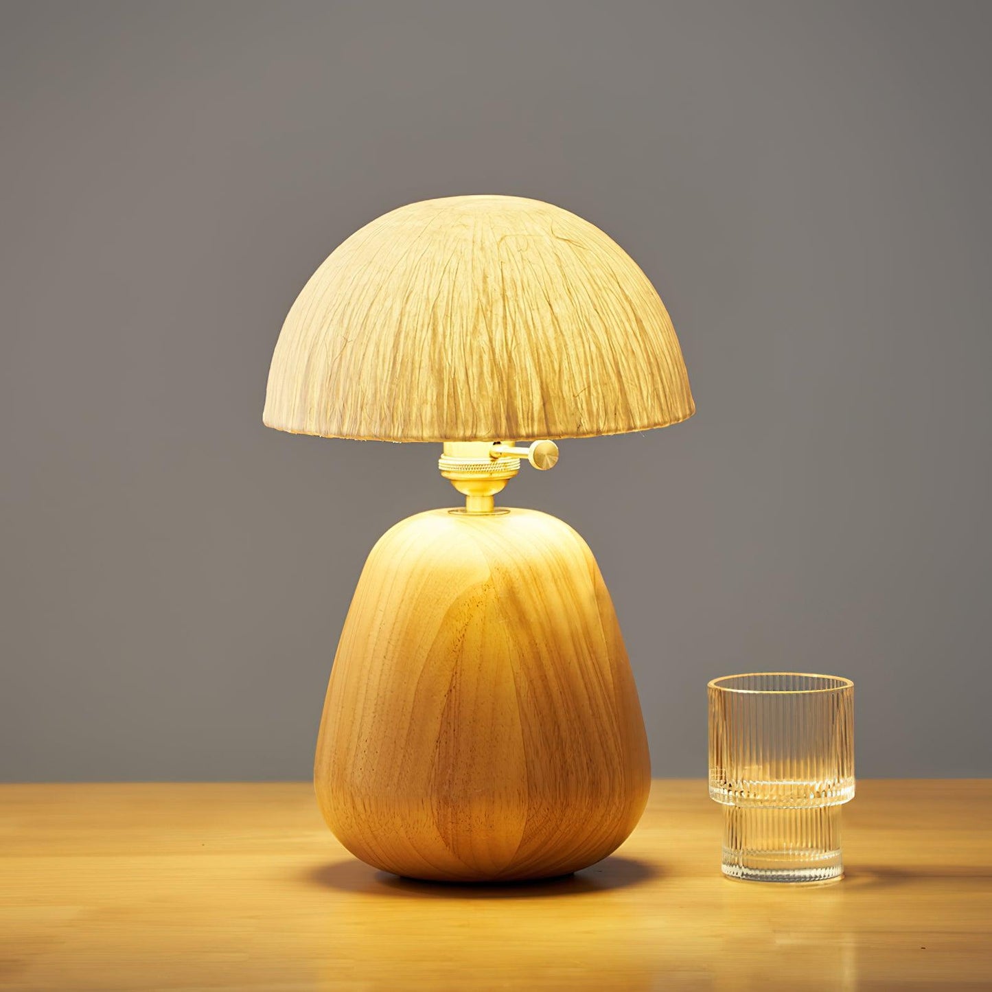 Percy Oak Work lamp Table Lamp