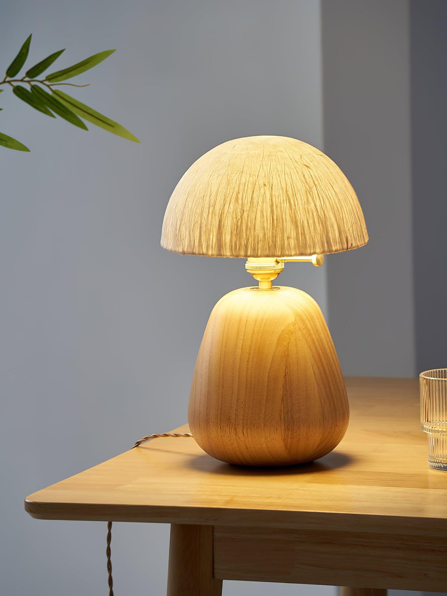 Percy Oak Work lamp Table Lamp