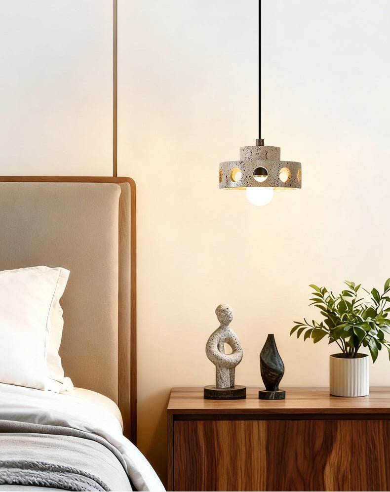 Perfora Travertine Pendant Lamp