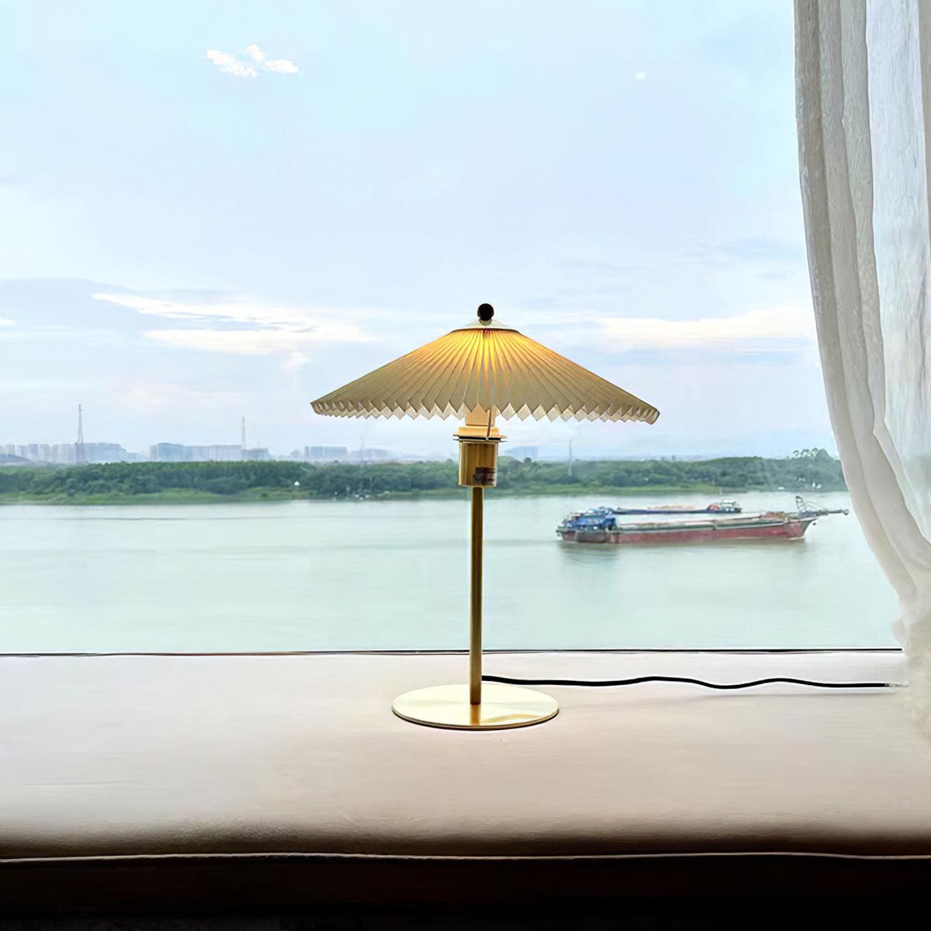 Perla Pleated Work lamp Table Lamp