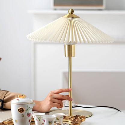 Perla Pleated Work lamp Table Lamp