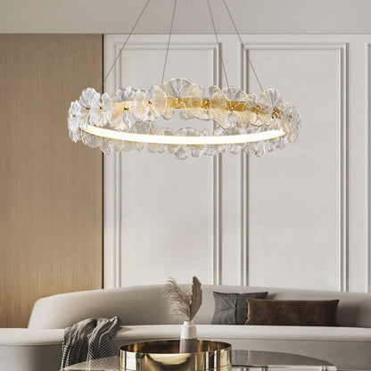 Petal Halo Electrolier Chandelier