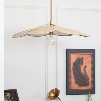 Petals Bloom Rattan Drop light Pendant Lamp