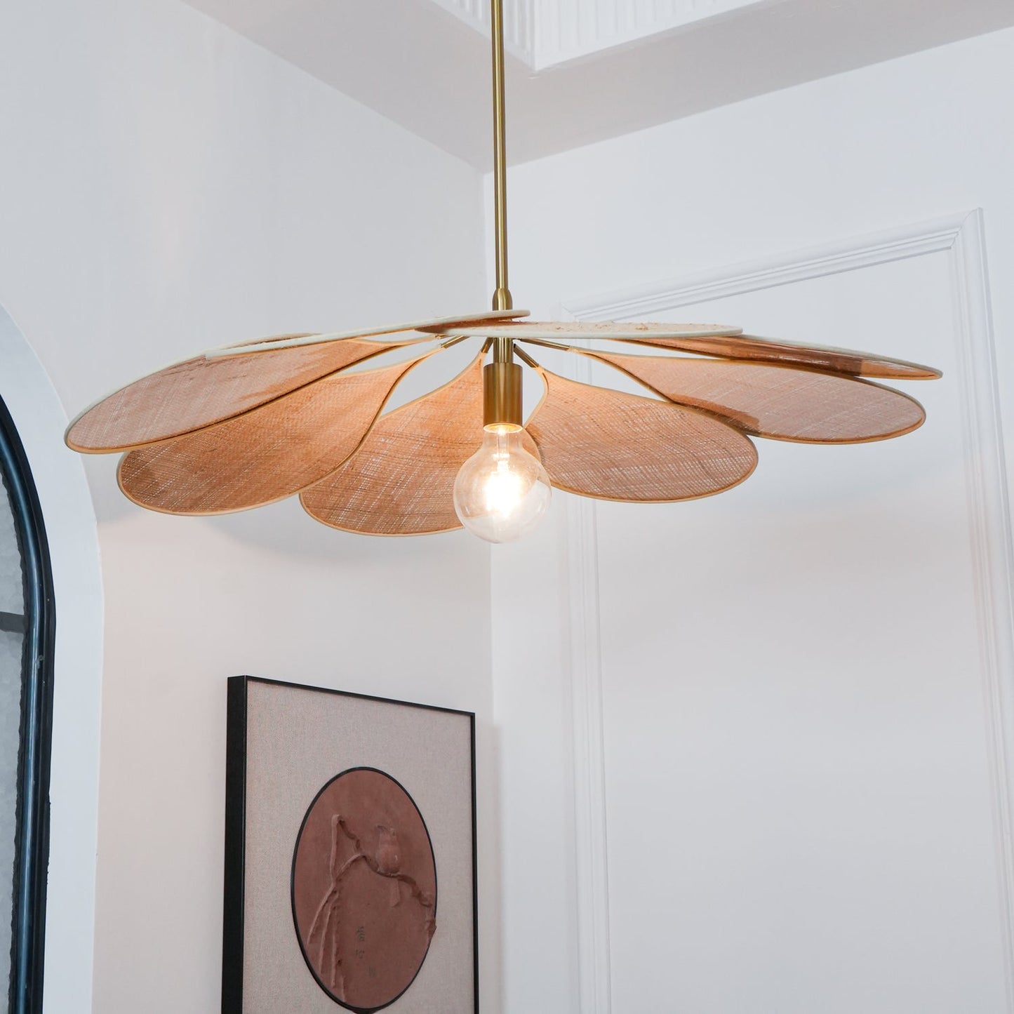 Petals Bloom Rattan Drop light Pendant Lamp