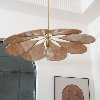 Petals Bloom Rattan Drop light Pendant Lamp