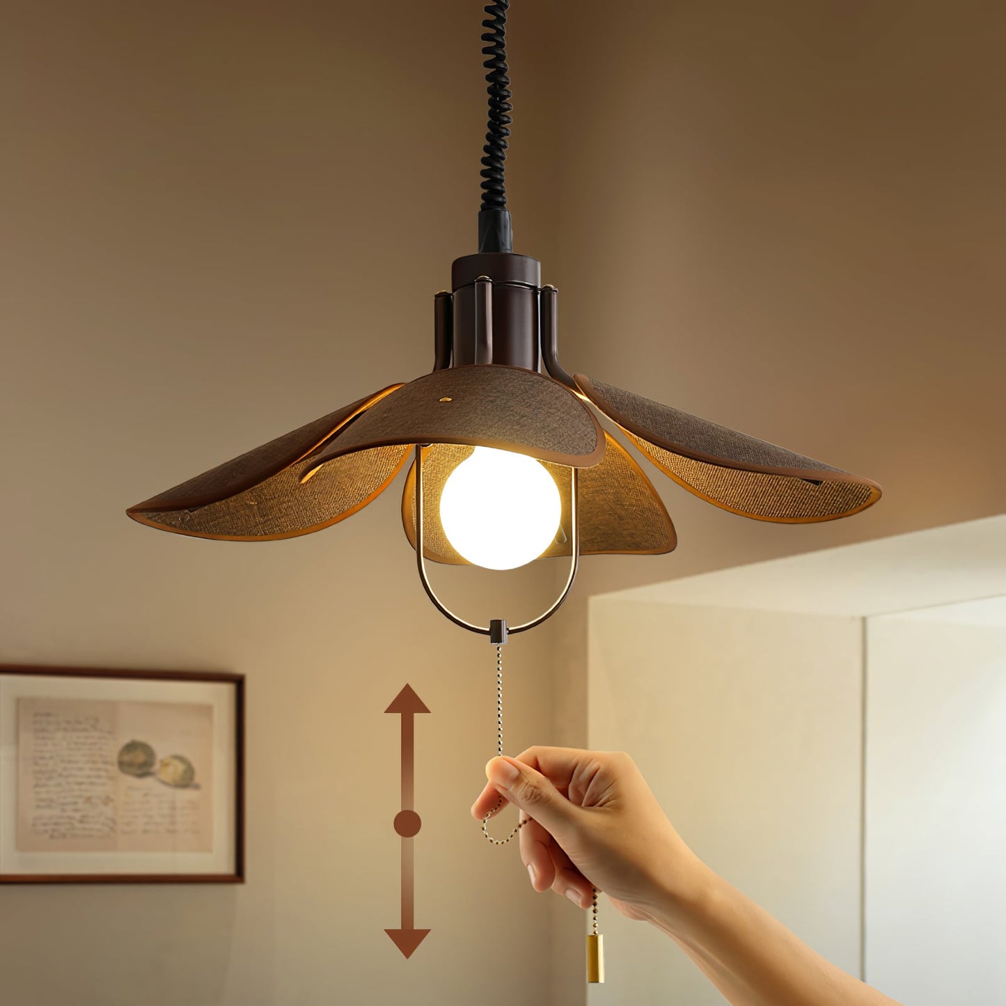 Petal Bloom Droplight Pendant Light