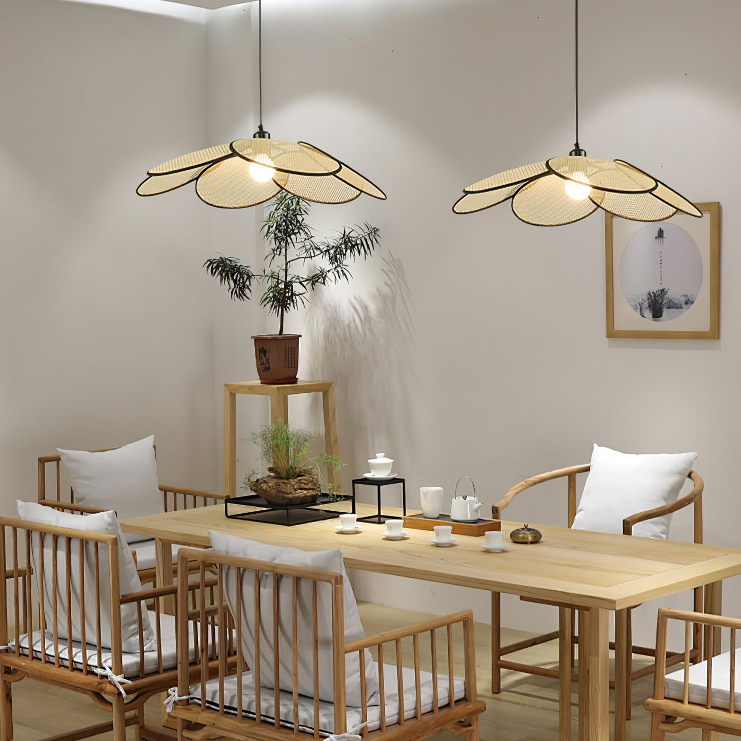 Petals Rattan Houselight Pendant Lamp