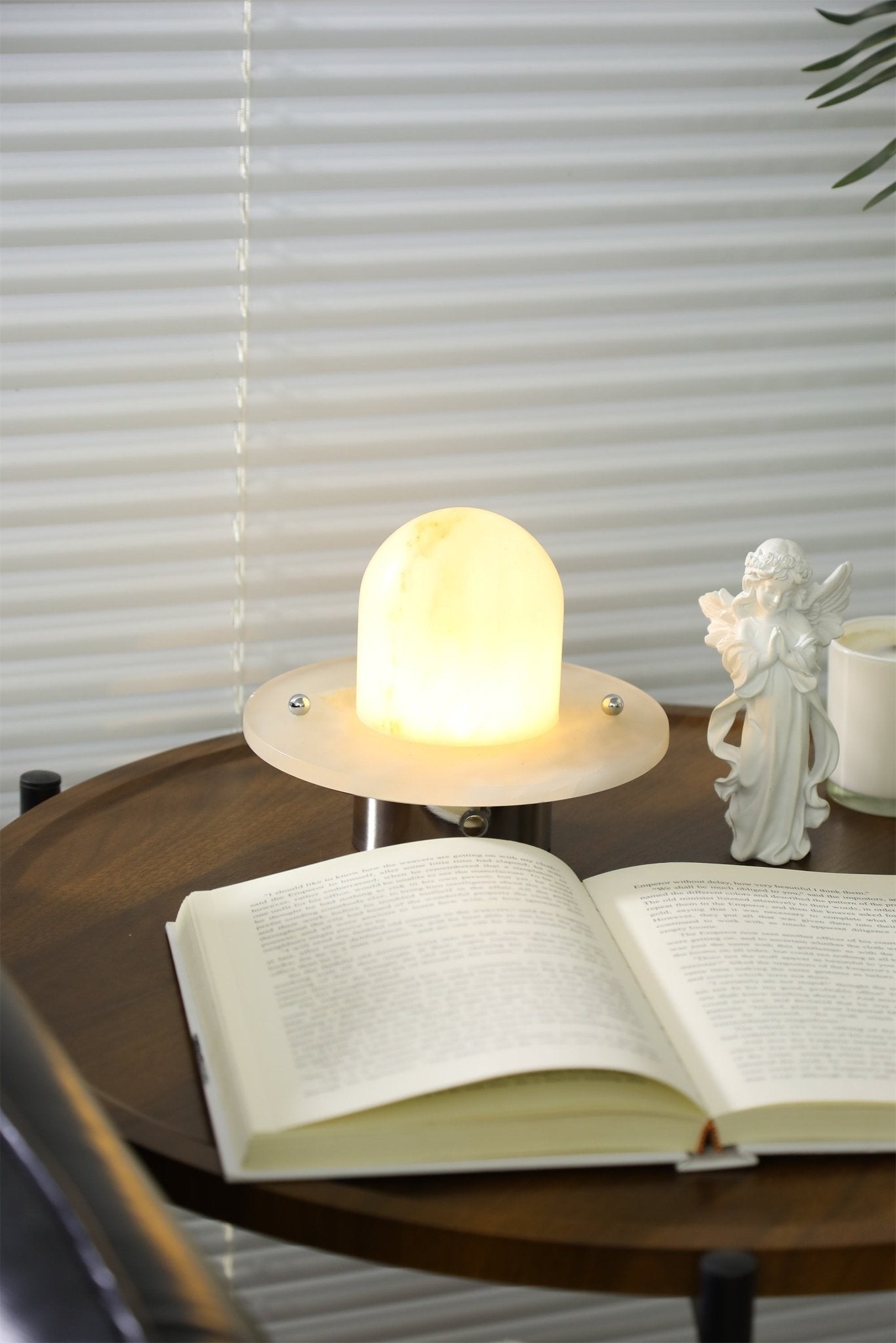 Petrified Alabaster Table Lamp