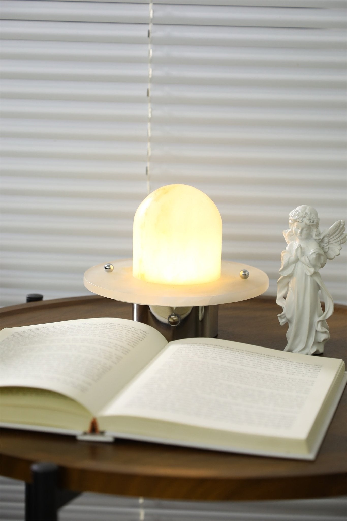 Petrified Alabaster Table Lamp