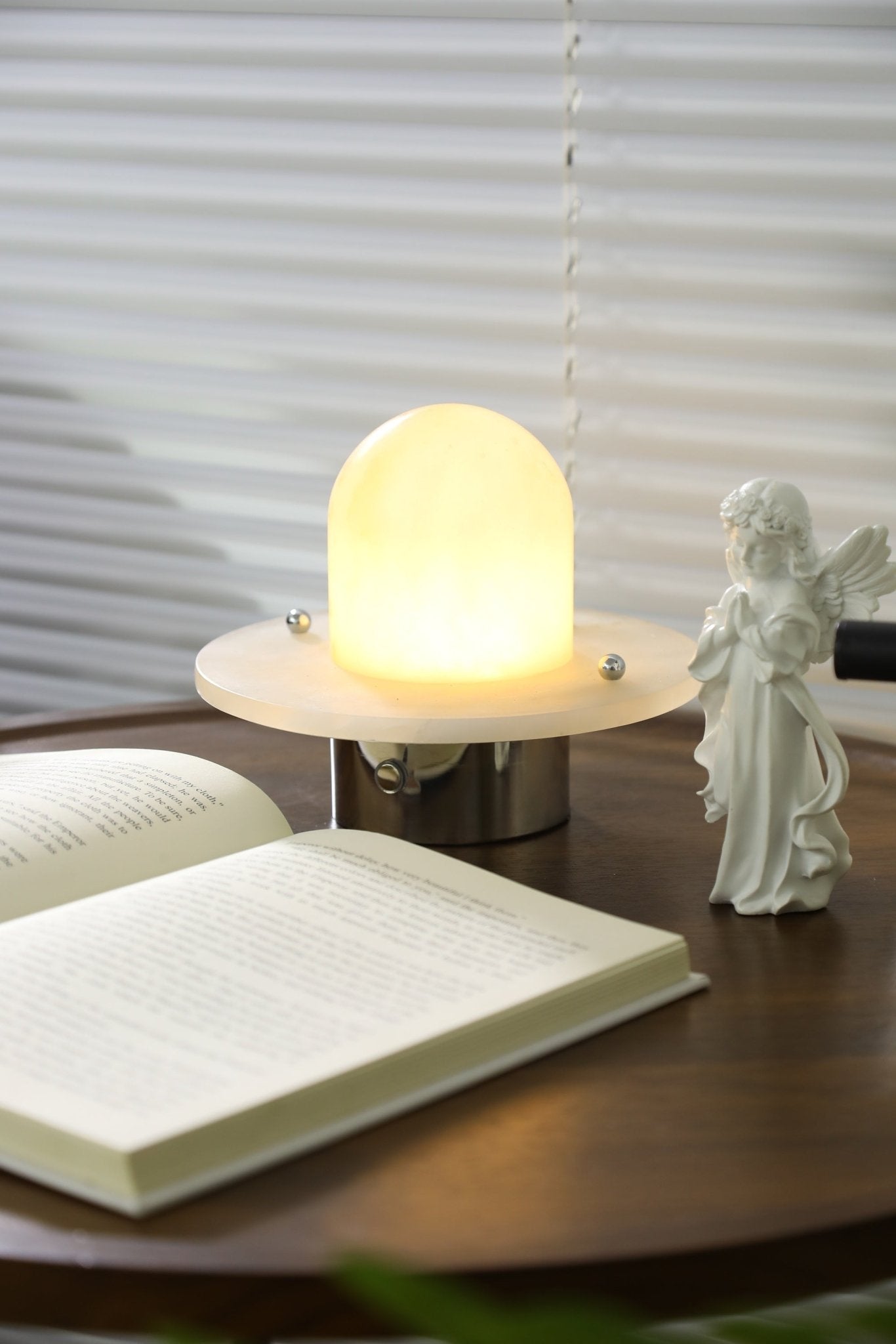 Petrified Alabaster Table Lamp