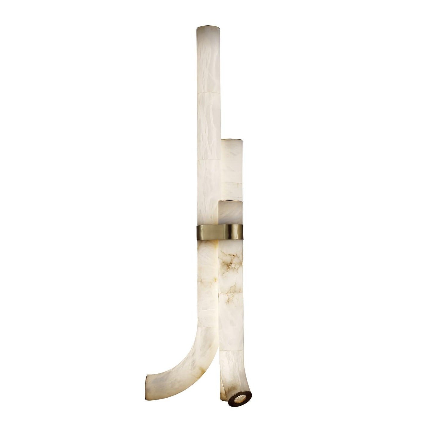 Piped Alabaster Floor-mounted Lamp Floor Lamp