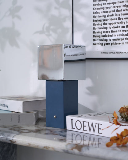 Cubic Accent Portable Table Lamp