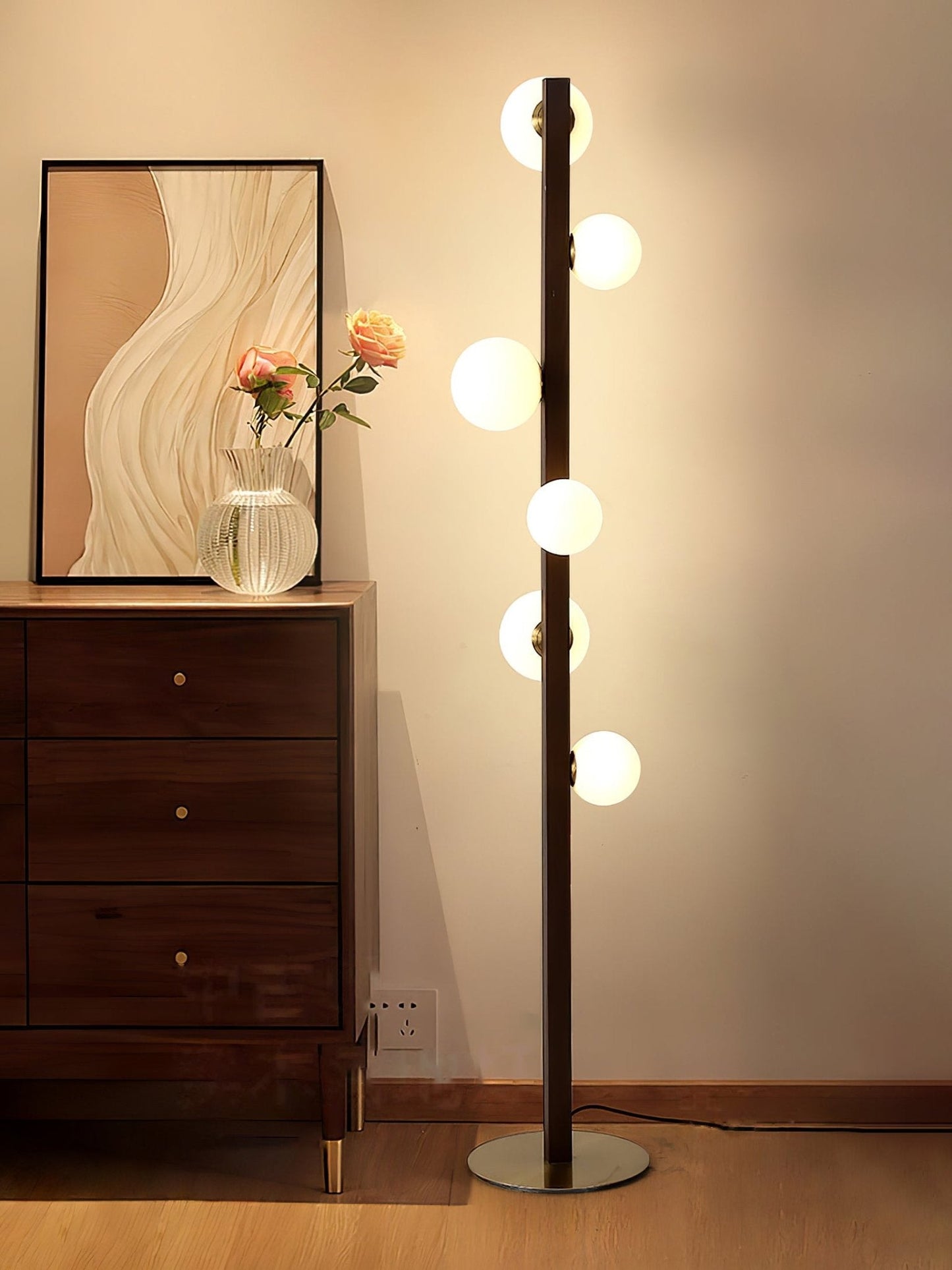 Planeta Wood Free-standing Lamp Floor Lamp