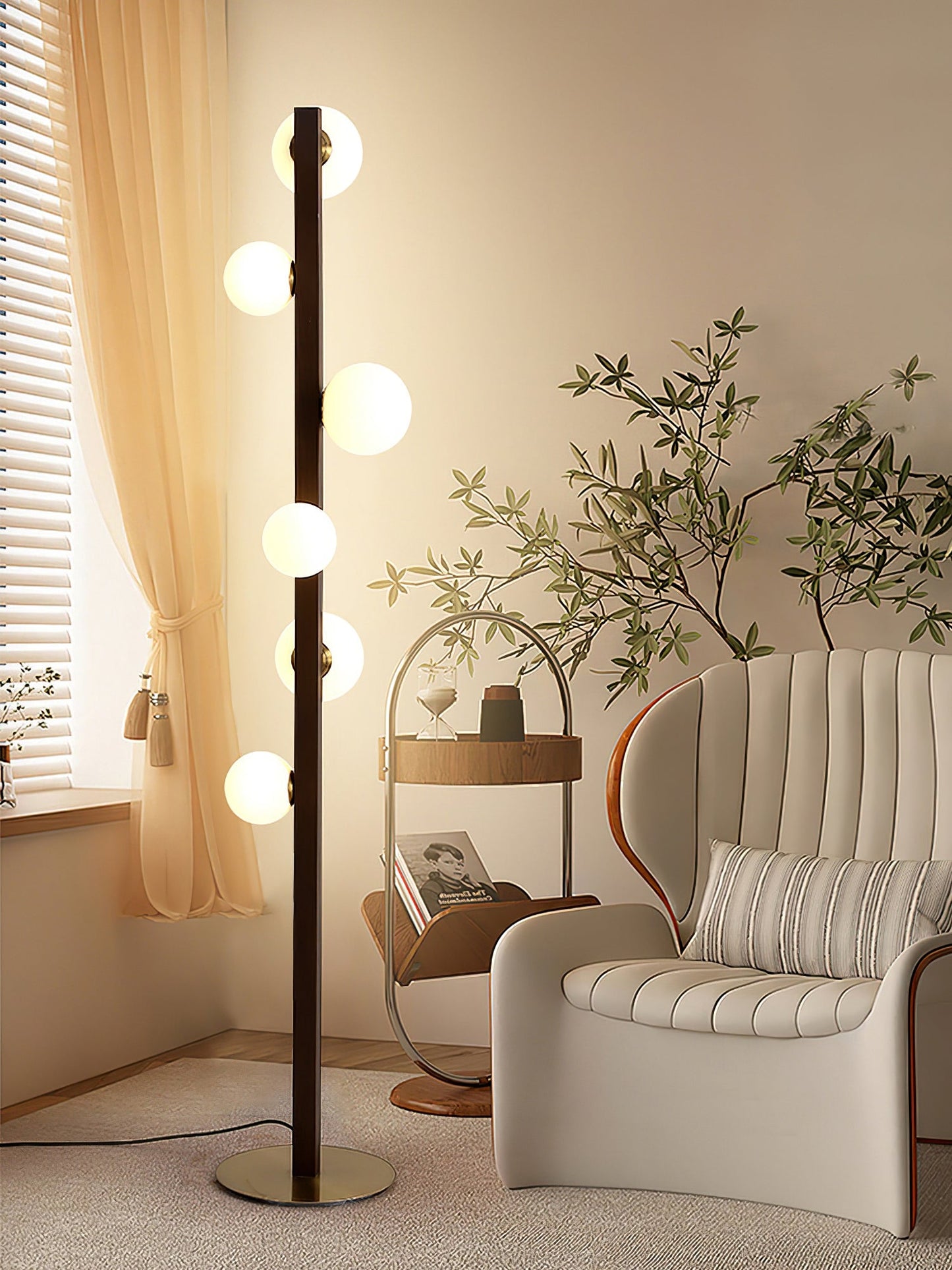 Planeta Wood Free-standing Lamp Floor Lamp