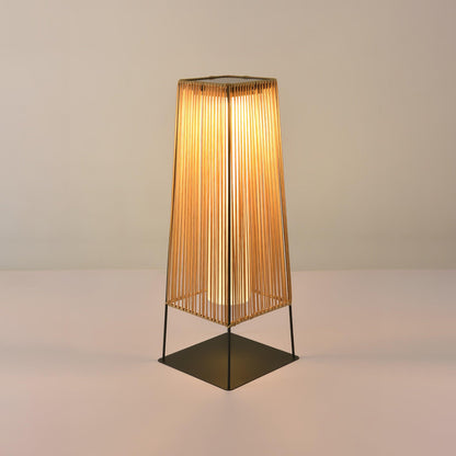 Plastic Rattan Exterior light fixture Outdoor Post Light