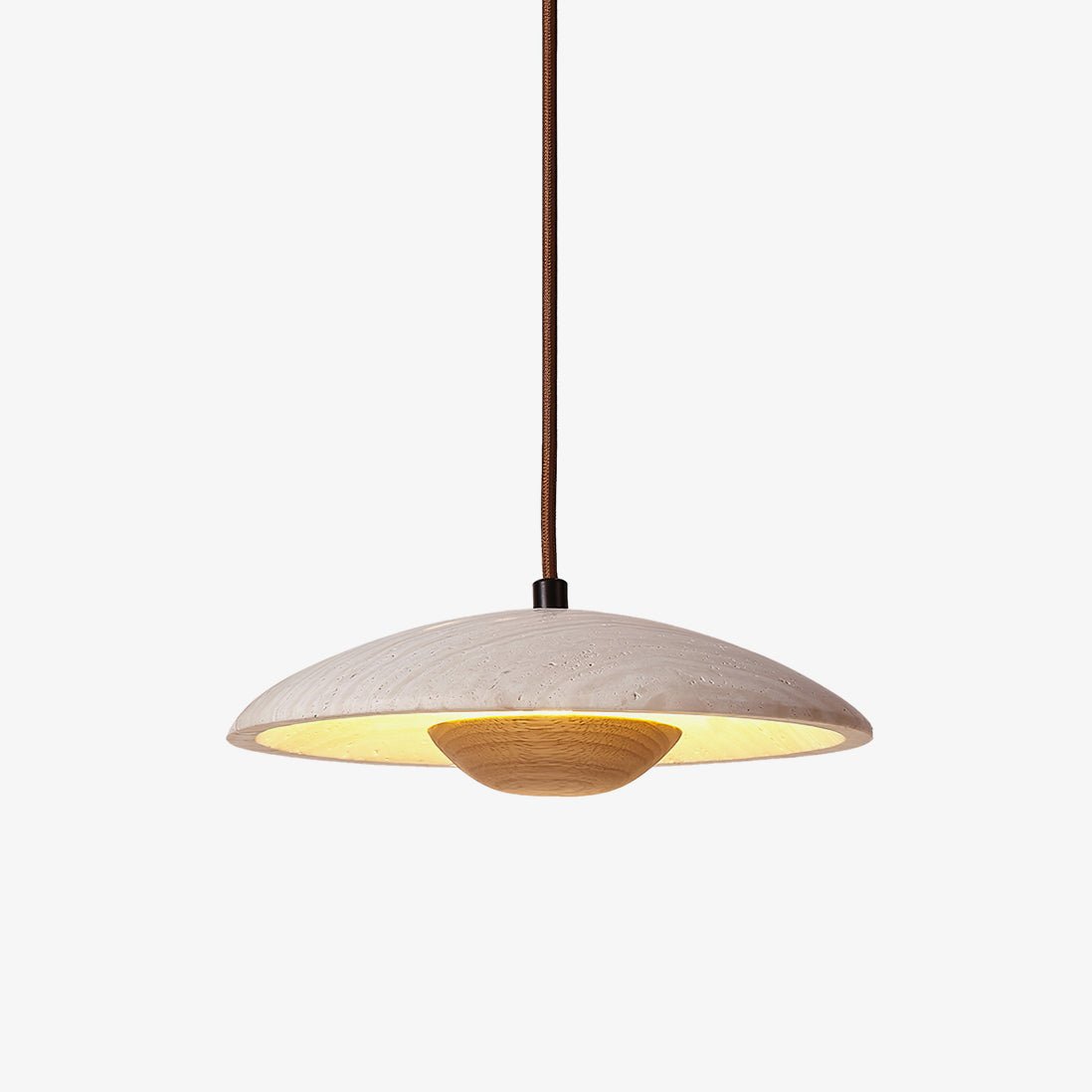 Solara Wood Drop light Pendant Lamp