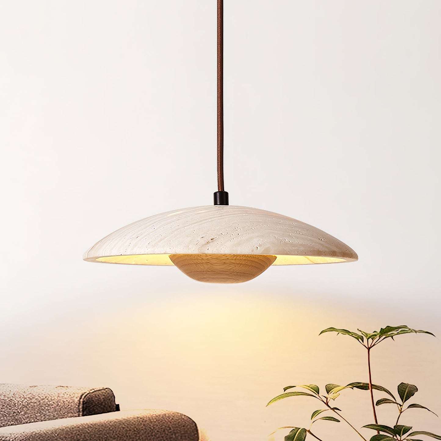 Solara Wood Drop light Pendant Lamp